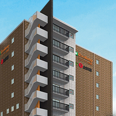 若菜会　西新教室の外観