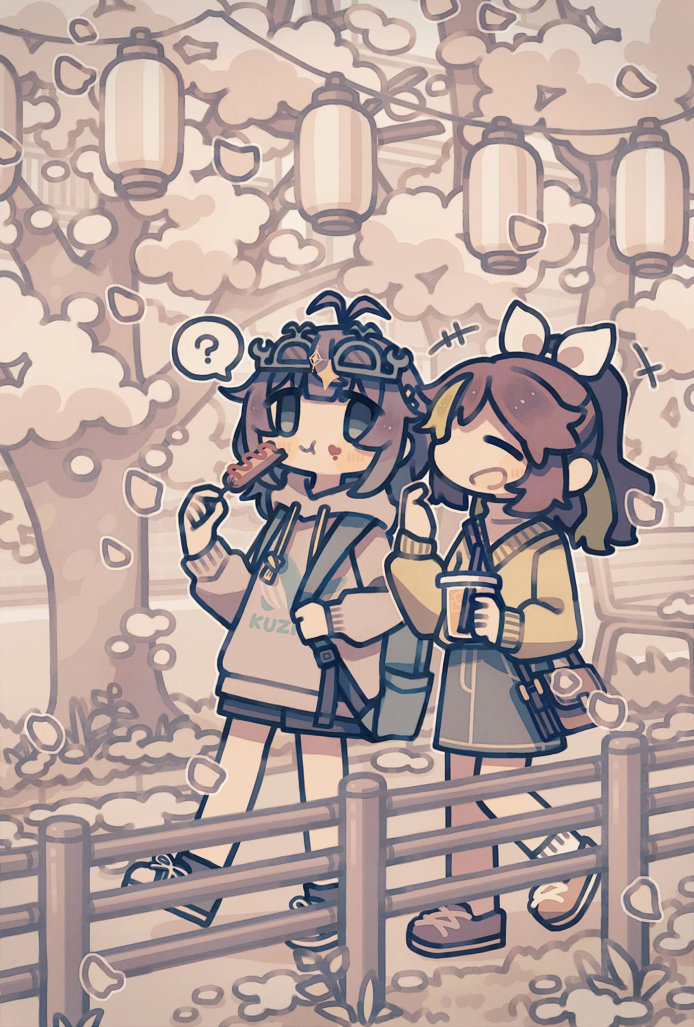 2025年3-4月カレンダーイラスト