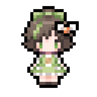 茅花ななGIFアニメ