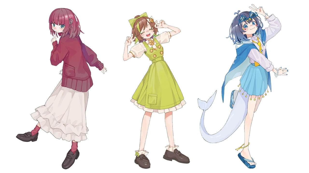 SUZUNONEラジオ放送部 2年目サムネイルイラスト