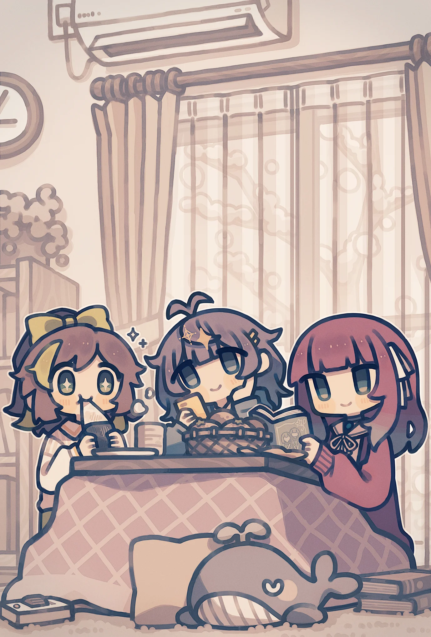 2025年1-2月カレンダーイラスト