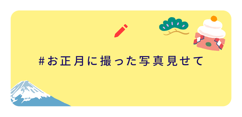 ブログネタ画像、お正月に撮った写真見せて