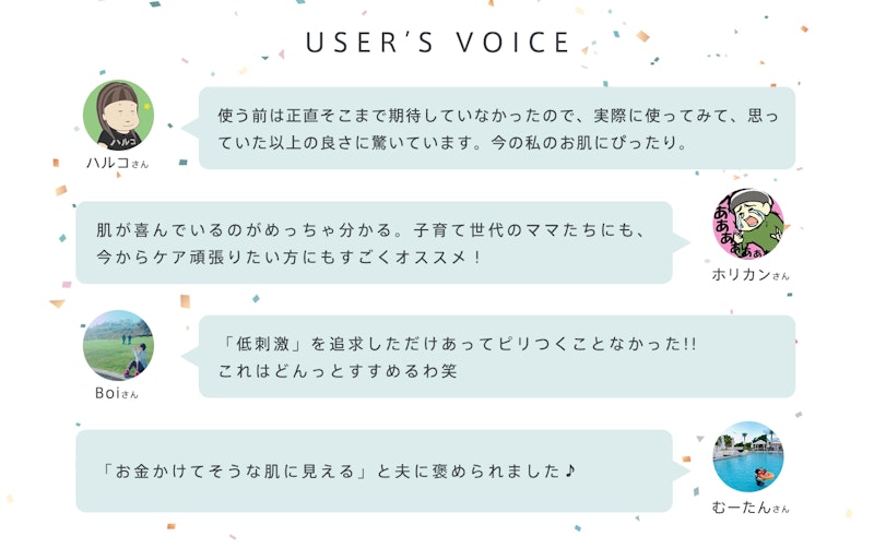 USER‘S VOICE