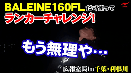 【アピア広報室”長”Vol.11 千葉県・利根川シーバス編】BALEINE160FLオンリーでランカーチャレンジ！