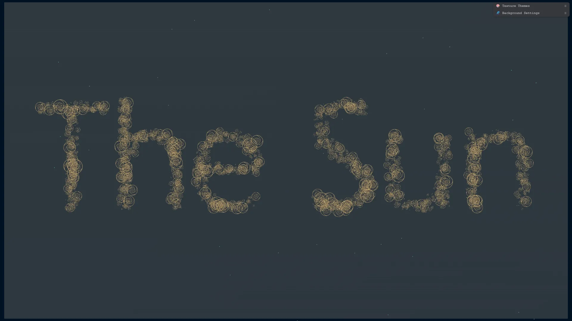 textural typography - Creative Coding experiment