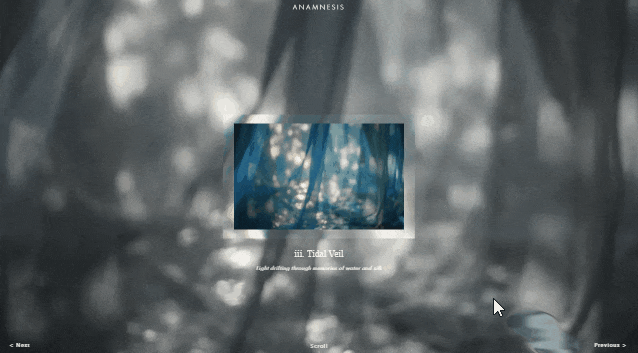 Lens-like distortions appearing along the mouse cursor’s trail