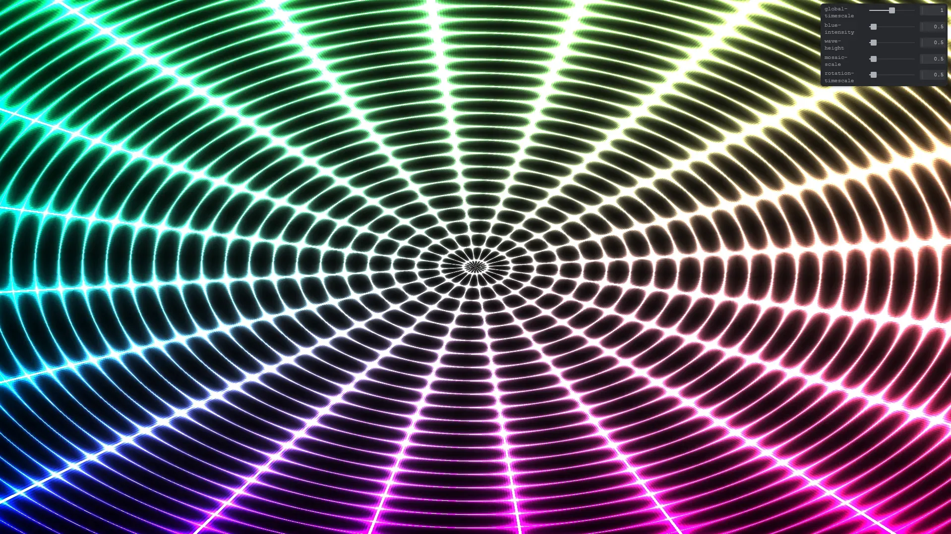 radiant spectrum - Creative Coding experiment
