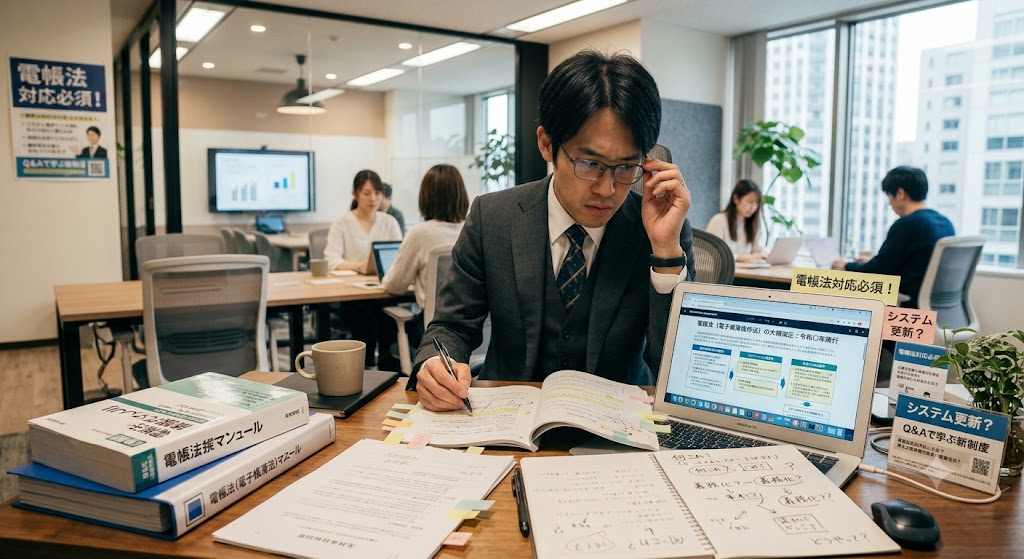 電帳法の改正(2024年)とは?保存要件や対象書類、違反罰則までわかりやすく解説