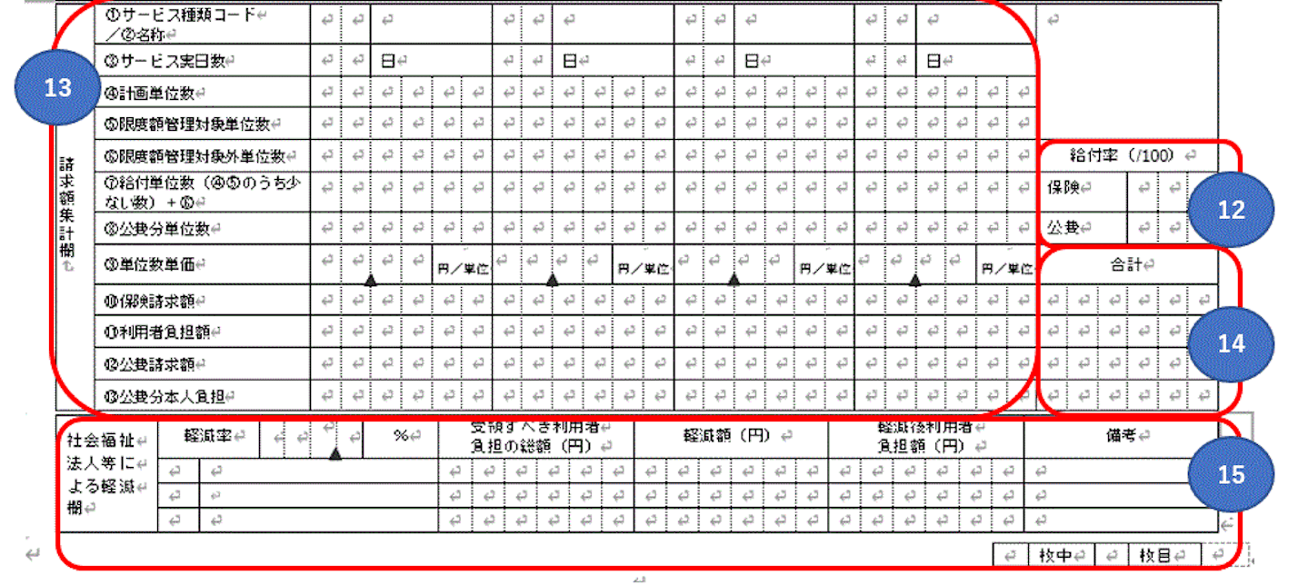 介護給付費明細書とは 書き方と様式無料dl 21年度改正対応 介護経営ドットコム