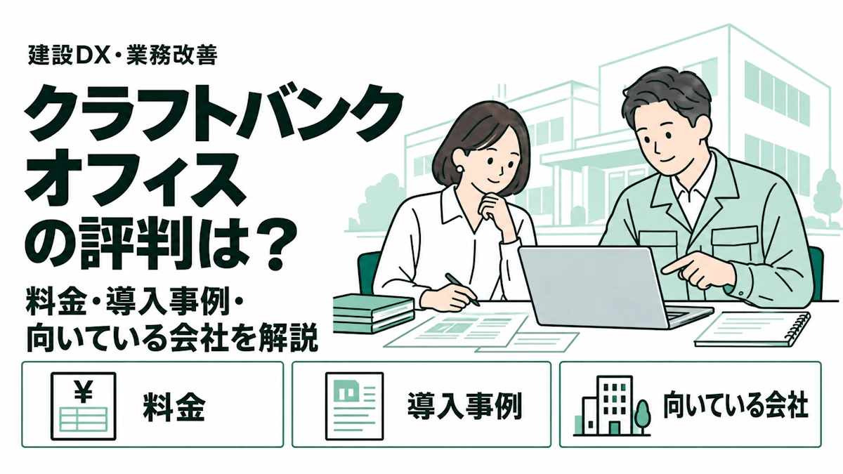 クラフトバンクオフィスの評判・口コミは？料金・導入事例・向いている会社を解説