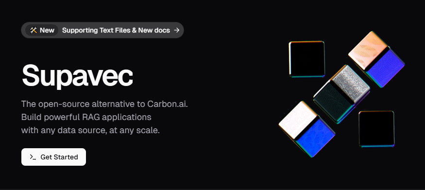 Supavec - The open-source alternative to Carbon.ai.
