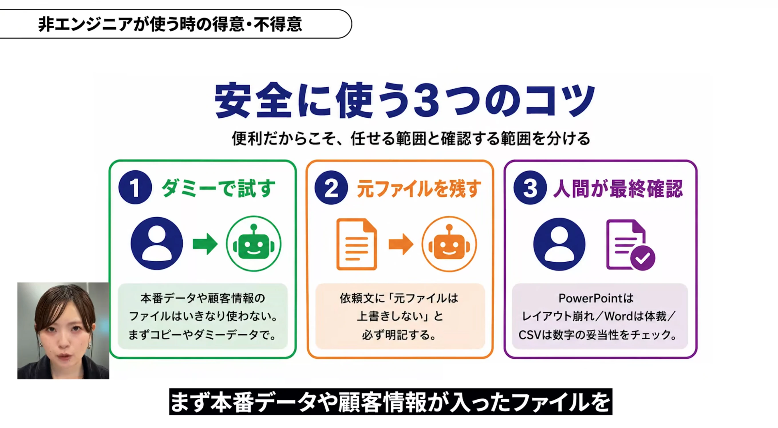 Codex利用上での3つの注意点