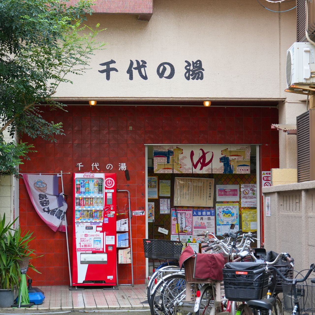 千代の湯で、湯上がりの一杯を撮ろう！