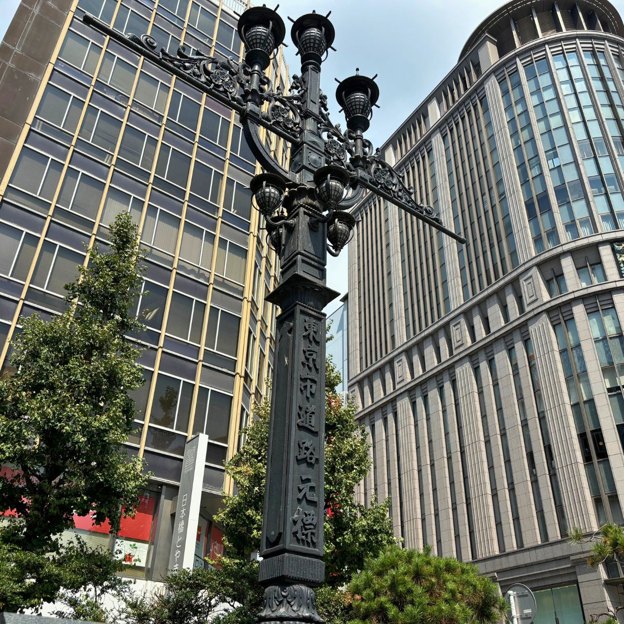 道路元標横に記載の14都市。日本橋から一番遠いのはどこ?