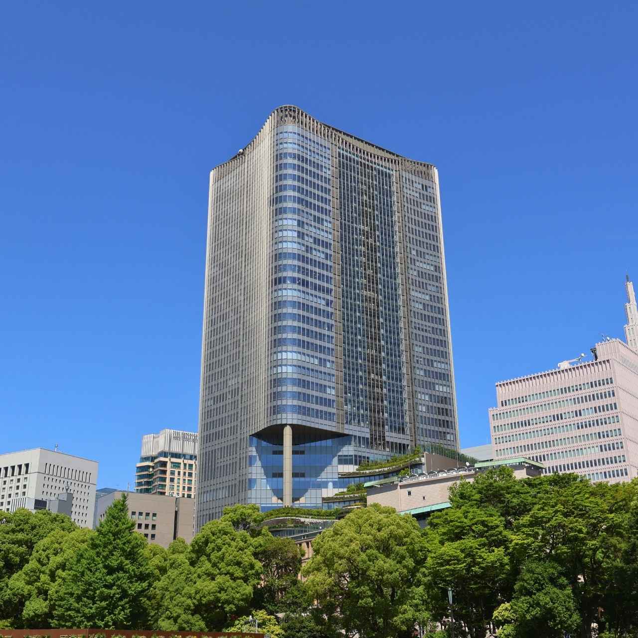 2つの空中庭園がある東京ミッドタウン日比谷の緑化率は◯◯%?