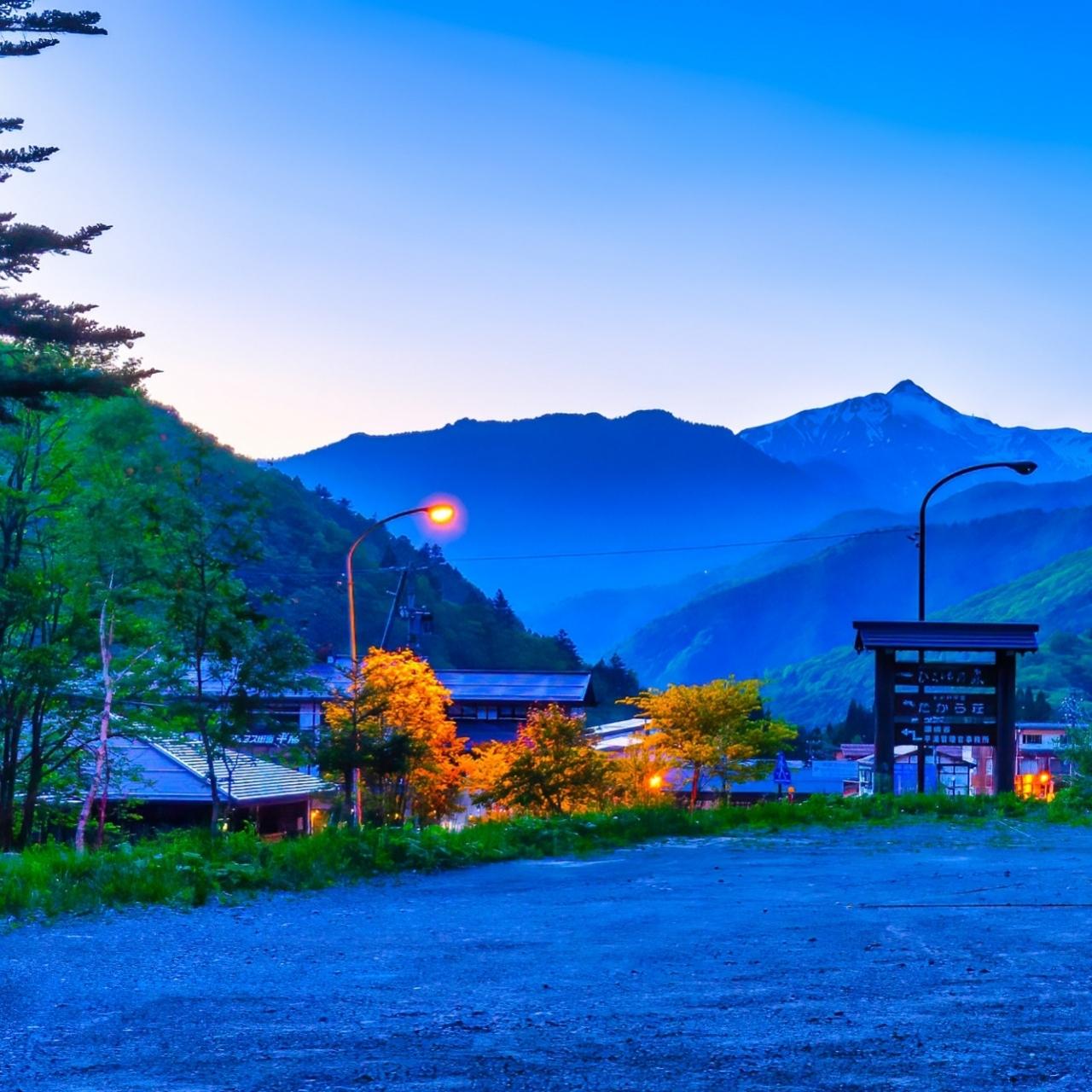 山あいの露天風呂天国