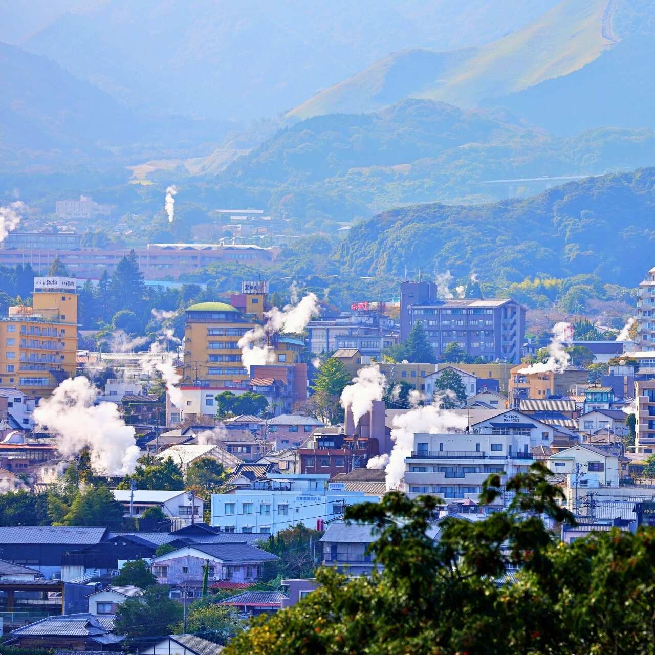 湧出量日本一の温泉都市