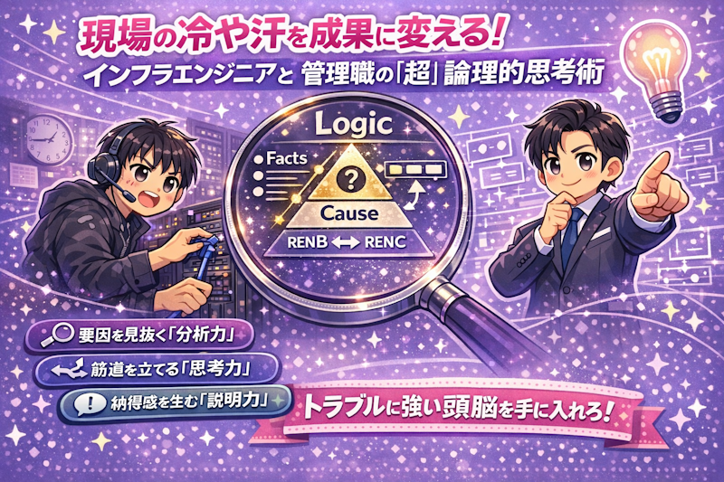  🛠️ 現場の冷や汗を成果に変える！インフラエンジニアと管理職のための「超」論理的思考術