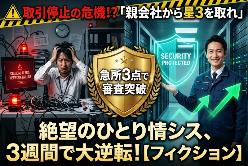 【フィクション】「親会社から星3を取れと言われました」絶望する町工場のひとり情シスを救った3週間の全記録