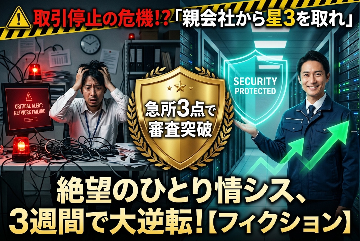 【フィクション】「親会社から星3を取れと言われました」絶望する町工場のひとり情シスを救った3週間の全記録
