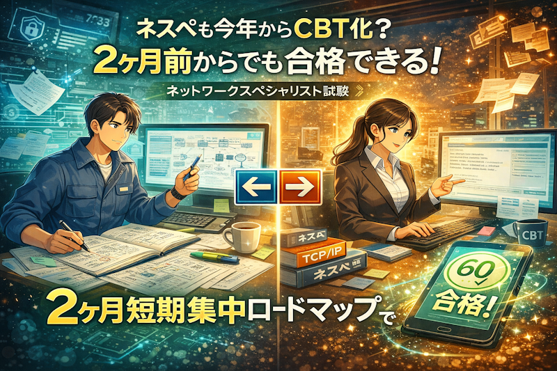 【2026年CBT対応？】ネスペ2ヶ月合格ロードマップ：CBTの不安を吹き飛ばす「捨てて攻める」超効率戦略