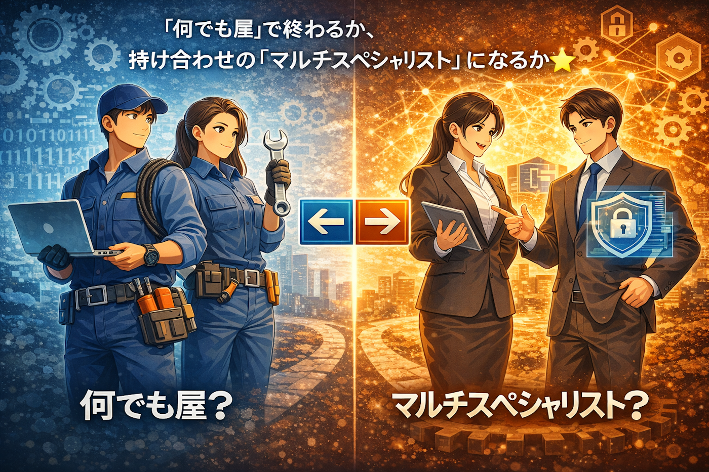 「何でも屋」で終わるか、掛け合わせの「マルチスペシャリスト」になるか。