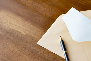 店主からの手紙