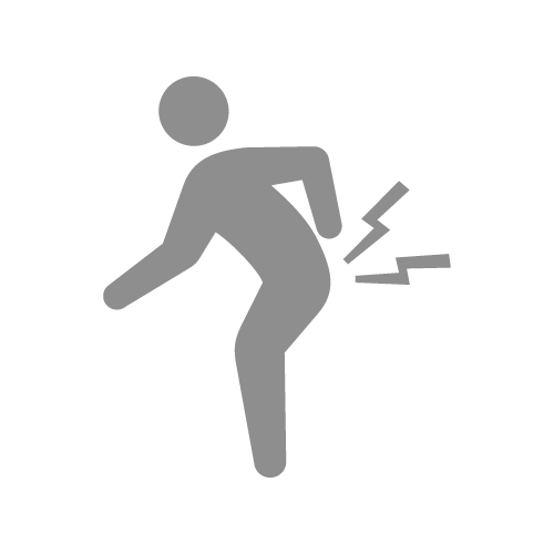 腰痛のシルエット