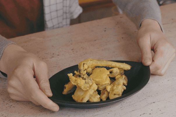 recipe.03 ウドとスナップエンドウのパコラ<br />金曜日のフェルマータ