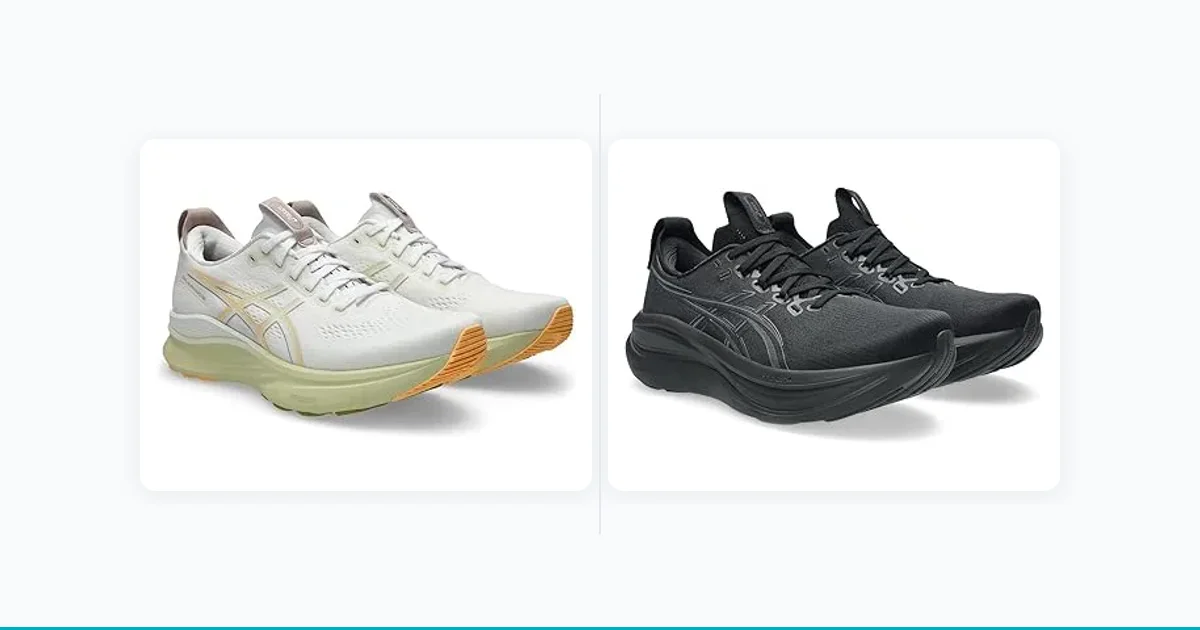 【サブ4達成へ】アシックス ゲルカヤノ32 vs ゲルニンバス28！安定性とクッション性を徹底比較