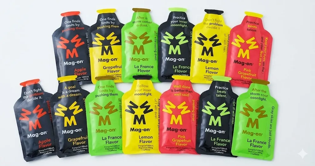 【レビュー】マラソン用エナジージェルの効果とおすすめ比較｜摂取タイミングは？