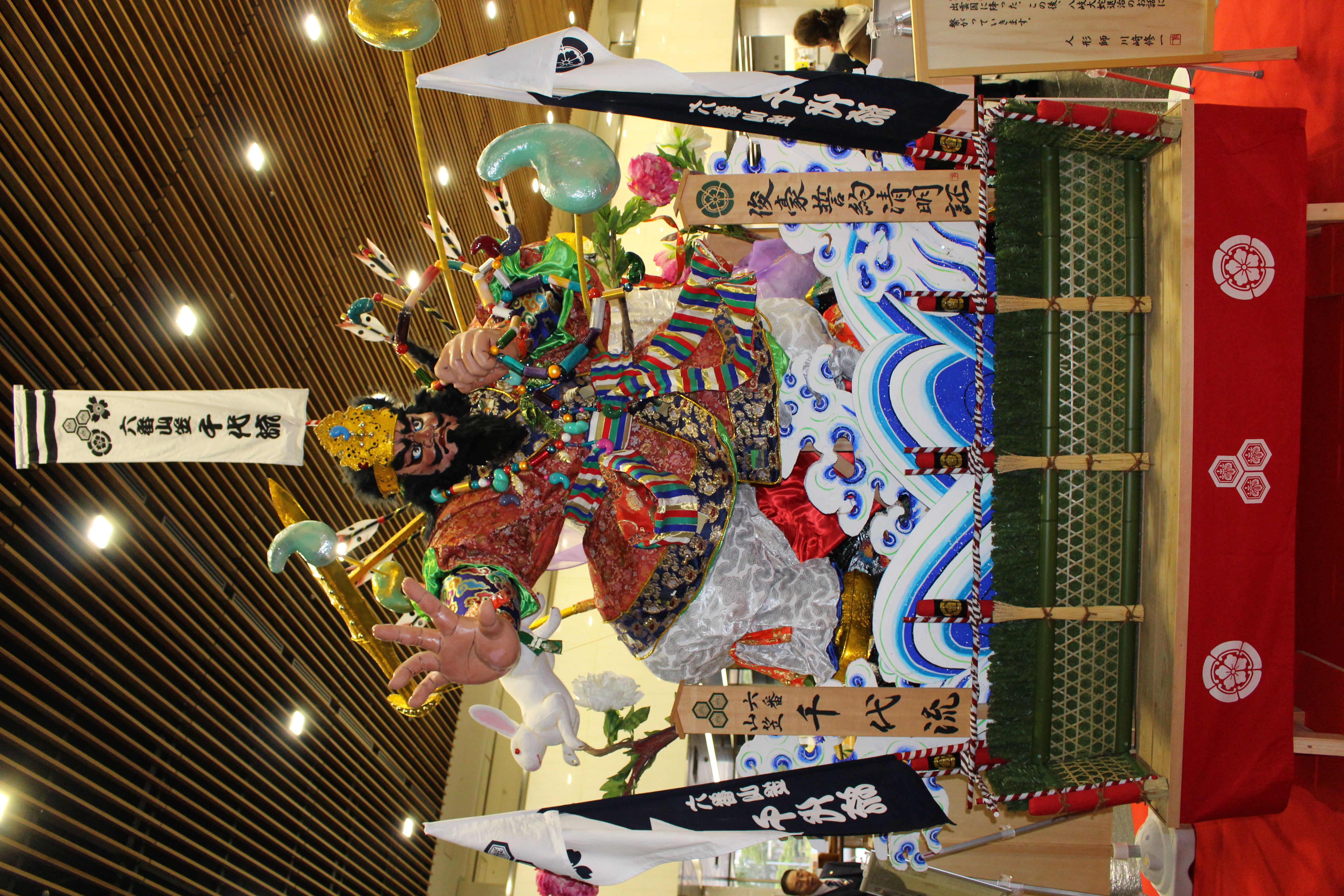 博多祇園山笠千代流舁き山笠展示