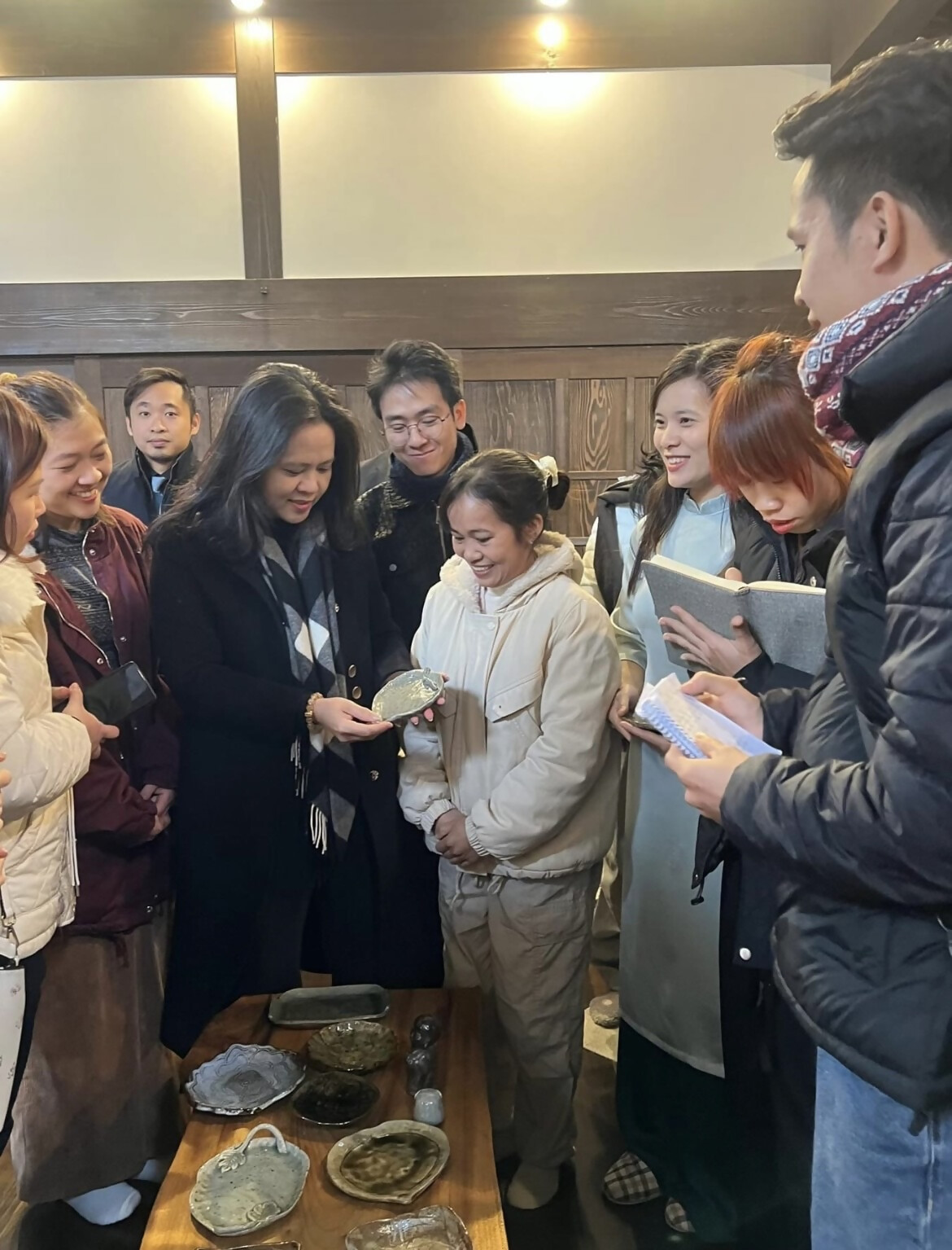 บรรยากาศการเยี่ยมเยือนการอบรมโดยกงสุลใหญ่หวู จิ มาย