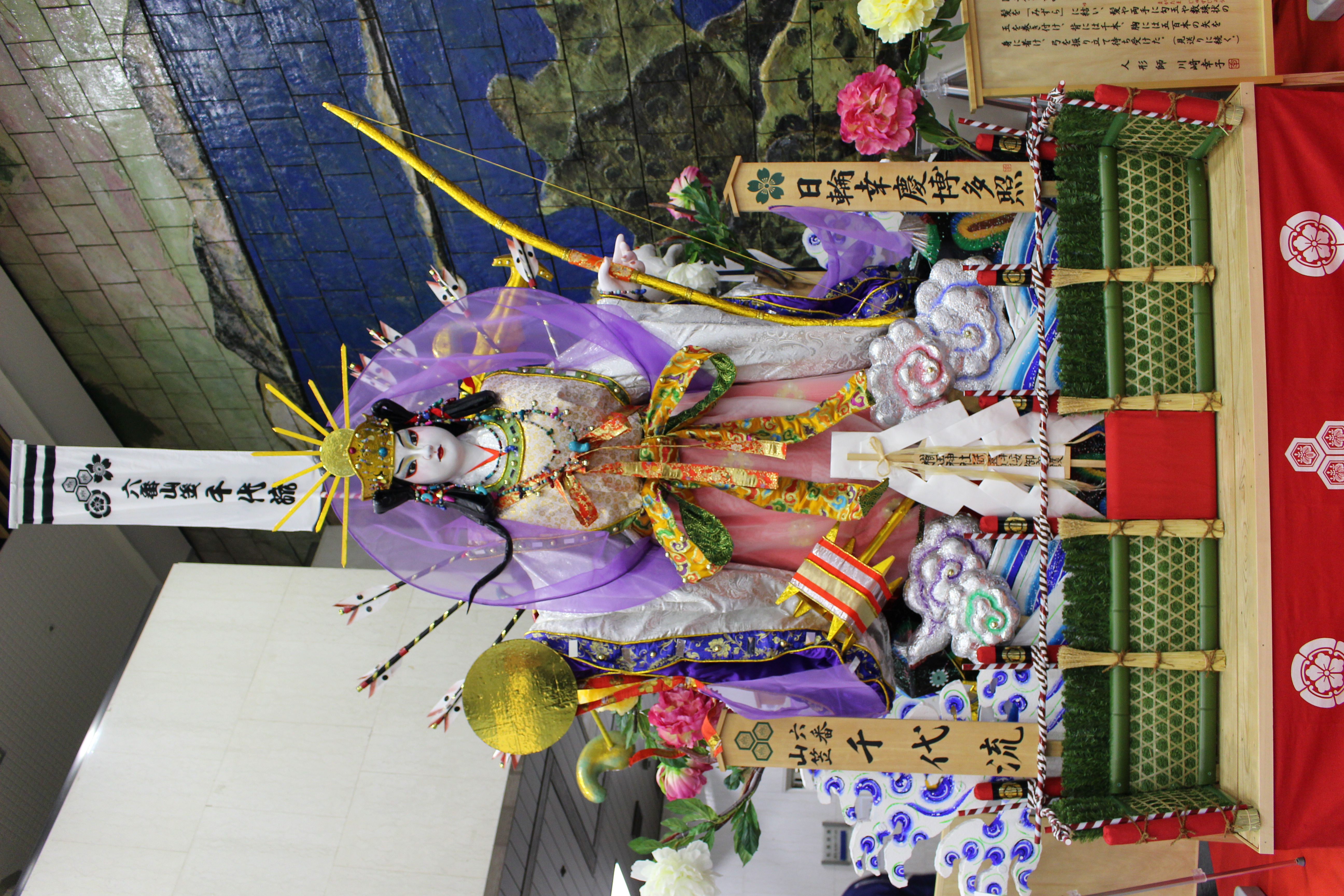 博多祇園山笠千代流舁き山笠展示