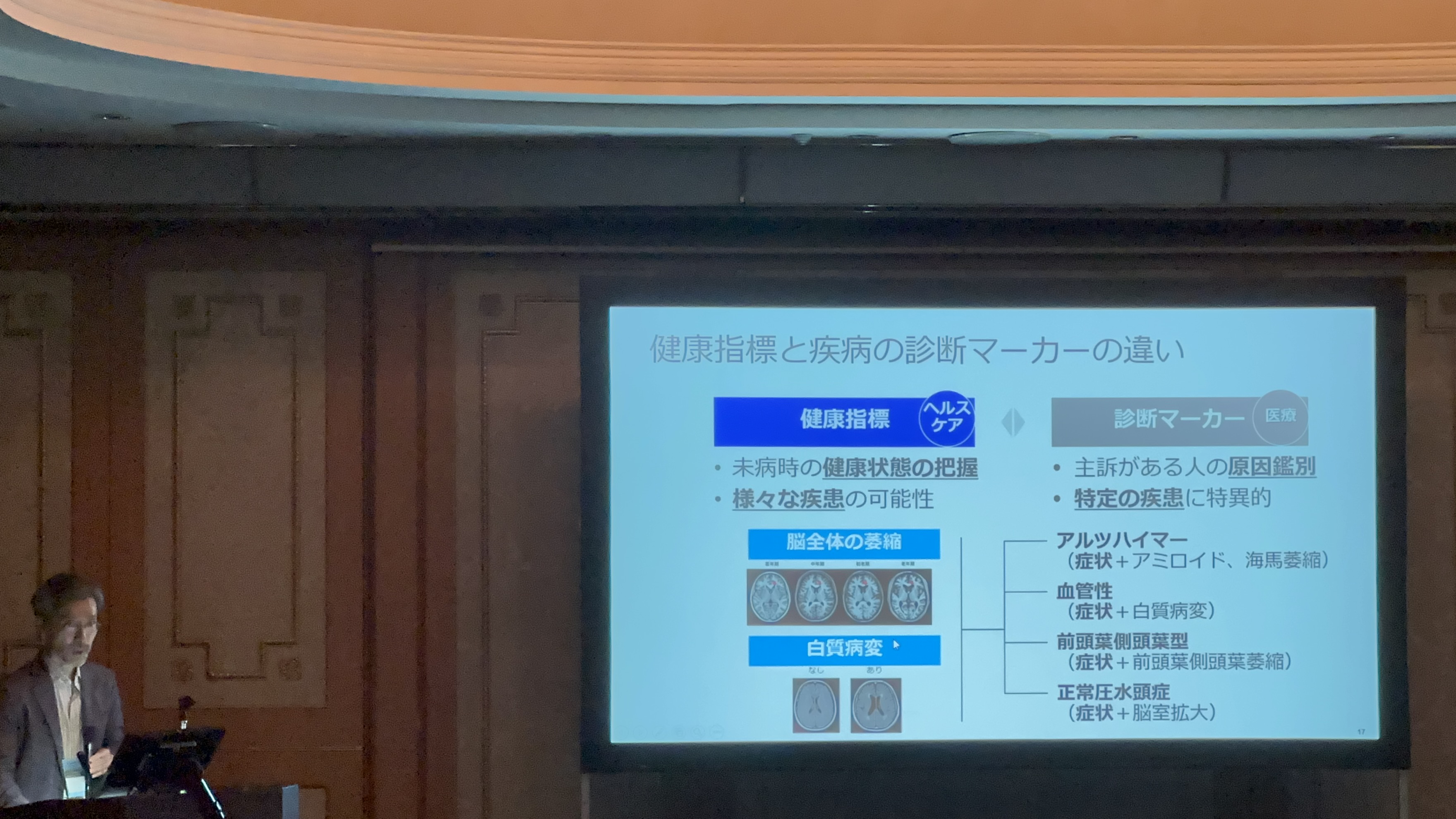 第8回日本脳神経外科認知症学会　登壇の様子