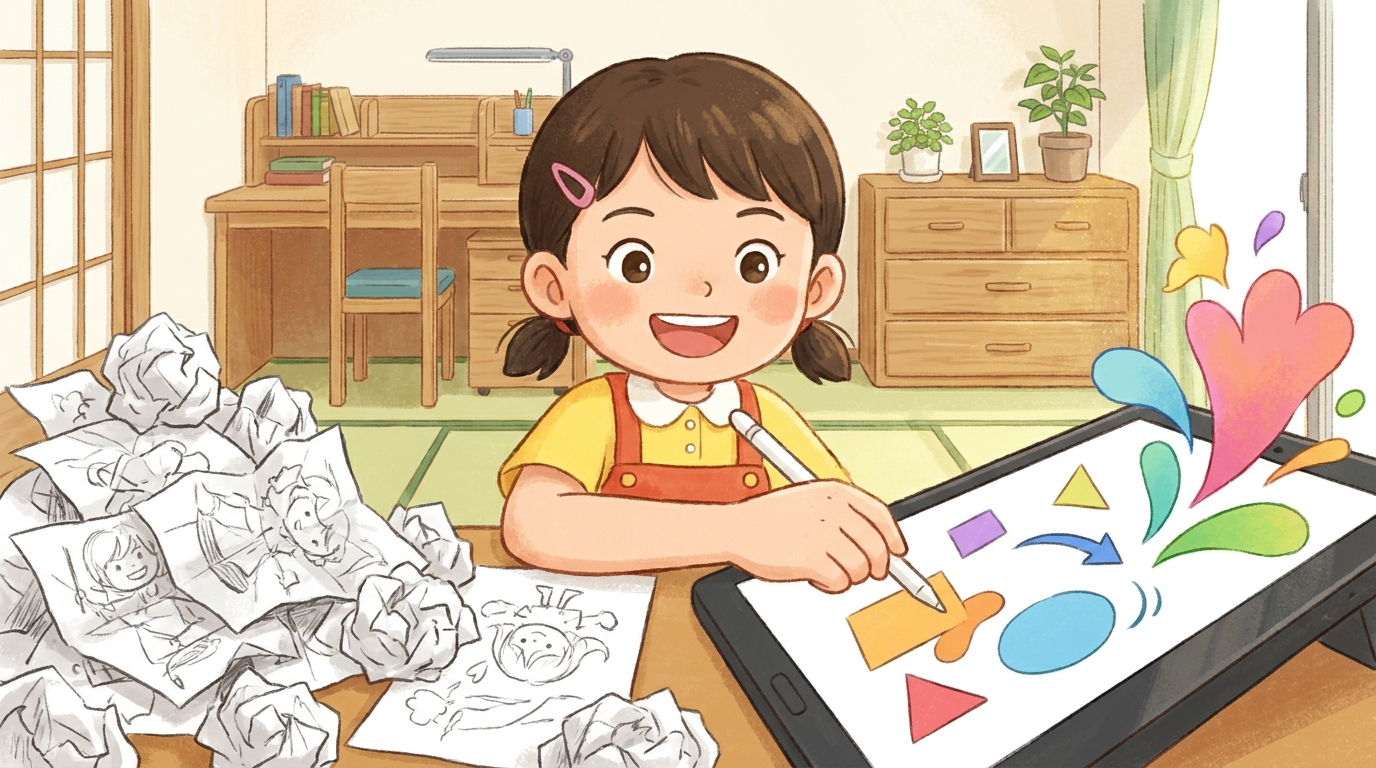 「絵が苦手」を乗り越える！デジタルイラストが拓く表現の世界