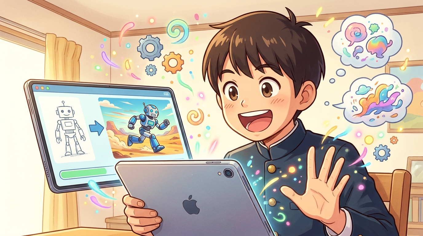 AIは『お絵描き』のその先へ！想像力と対話する力
