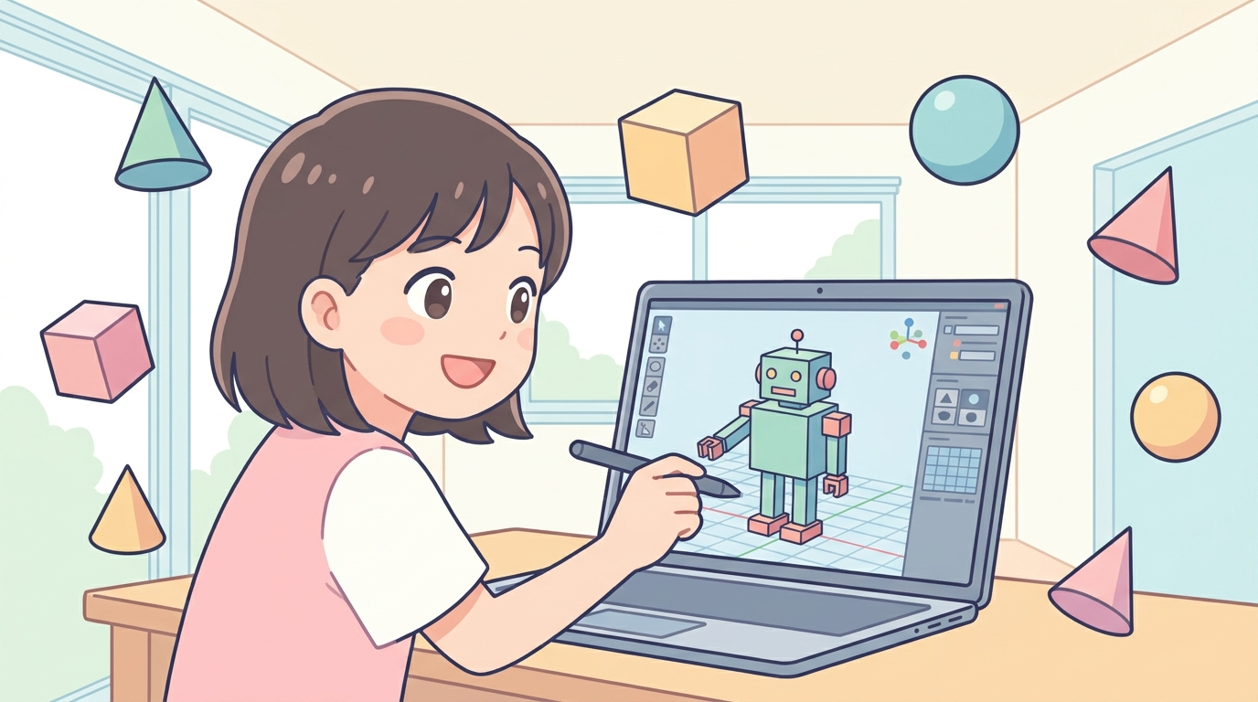 ゲームの中のキャラクター、実は君にも作れるんです