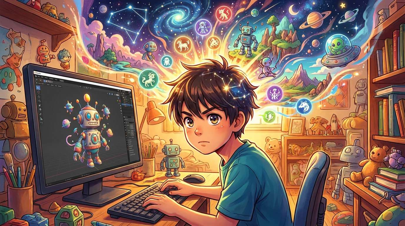 『好き』が原動力!ゲームキャラ作りから広がる無限の創造力