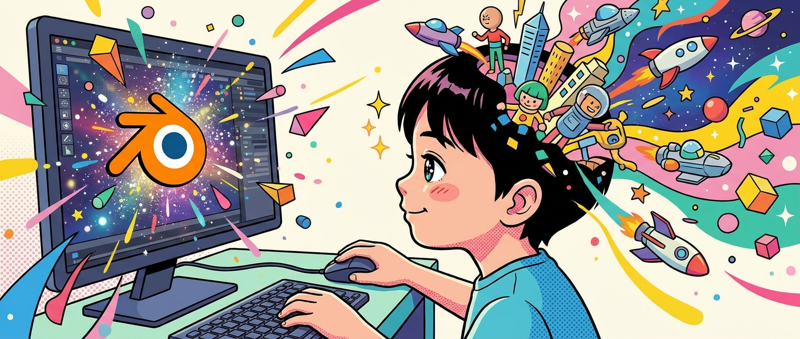「難しい」から「面白い！」へ。Blenderがこどもたちの創造力を刺激するワケ