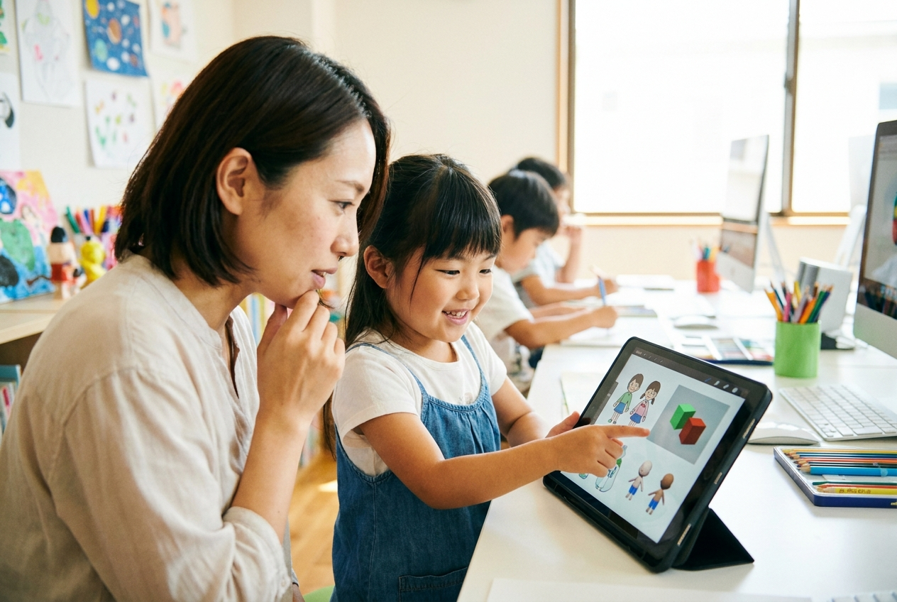 保護者の方からよく聞かれる「うちの子、デザインの才能ありますか？」