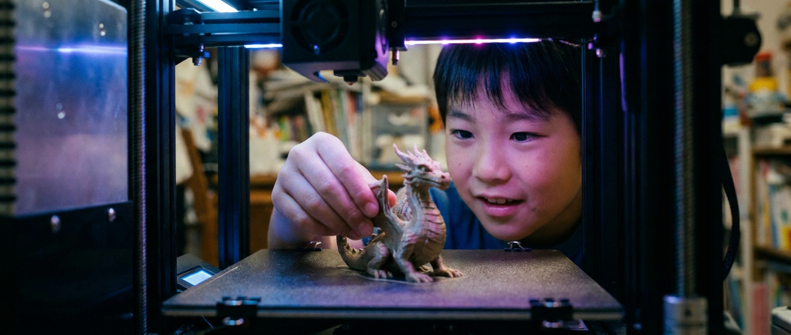 想像が形になる喜び！3Dプリンターで世界を広げる