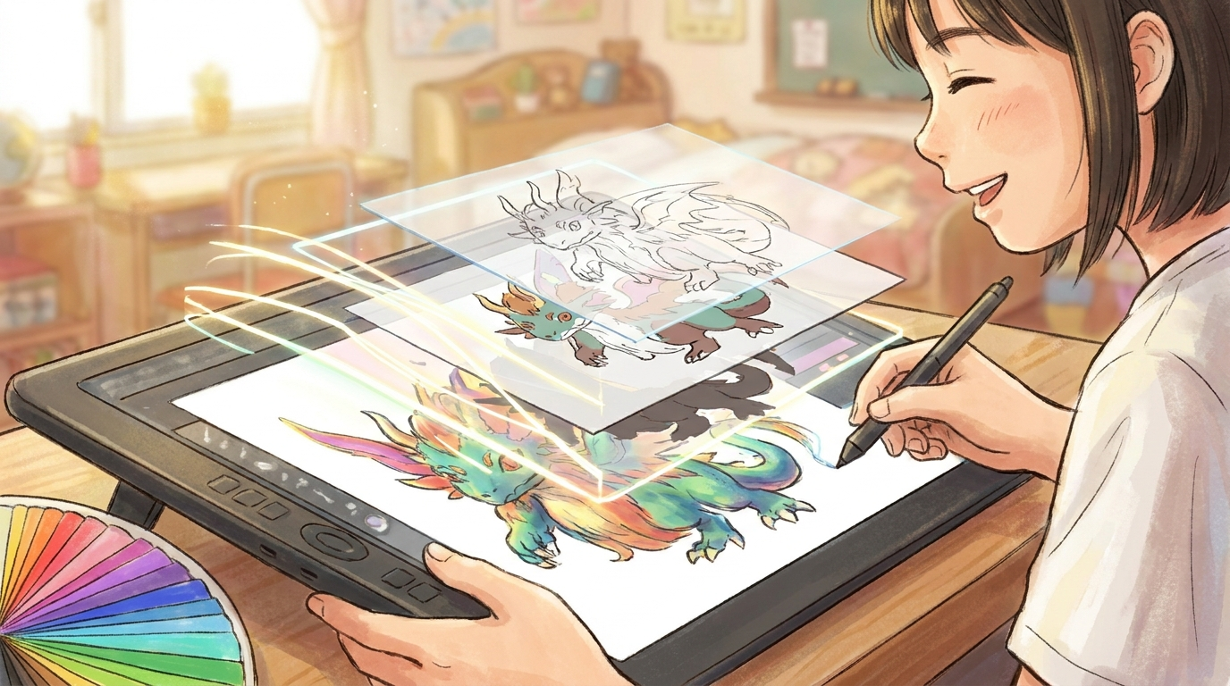 「絵が好き!」からはじまる、デジタルクリエイティブの世界