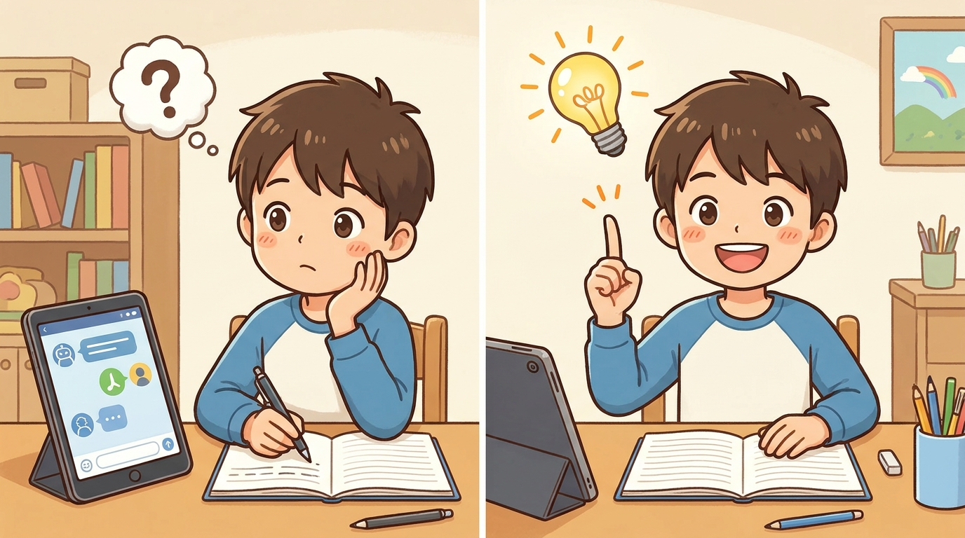 「アイデアが出ない…」が「AIと相談しよう!」に変わる瞬間