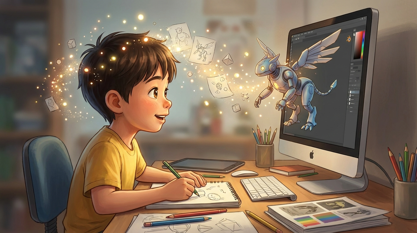 「こうしたい!」が原動力。Blenderで広がる創造の世界