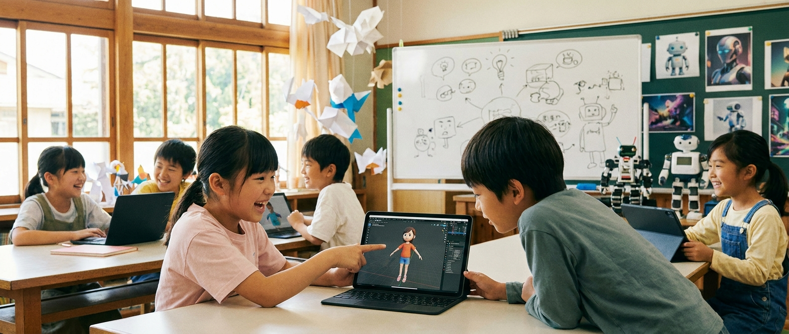 未来をデザインする力：AIが切り拓く、こどもたちのクリエイティブ