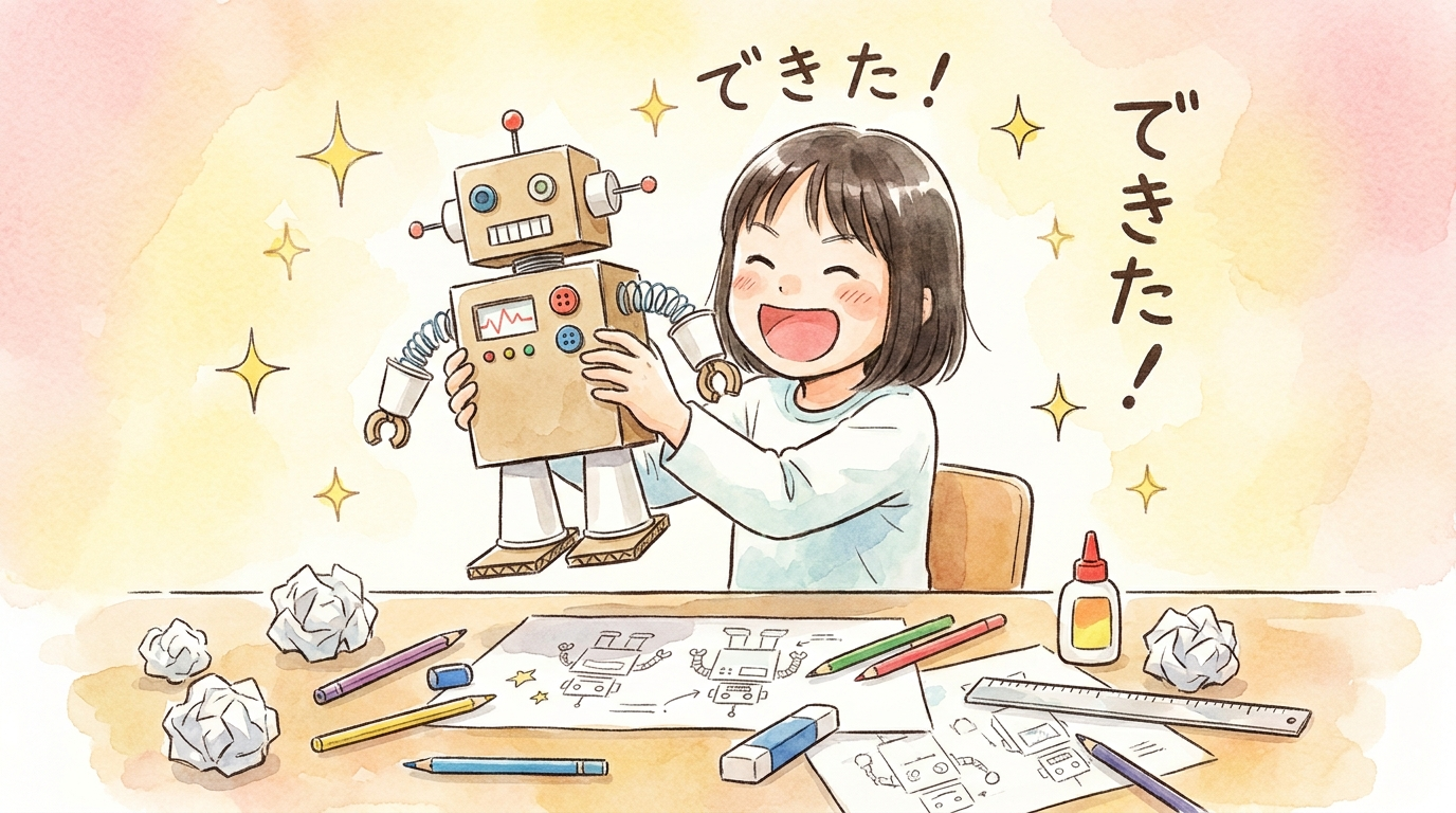 『描けない』が『作れた！』に変わる瞬間：試行錯誤の楽しさ