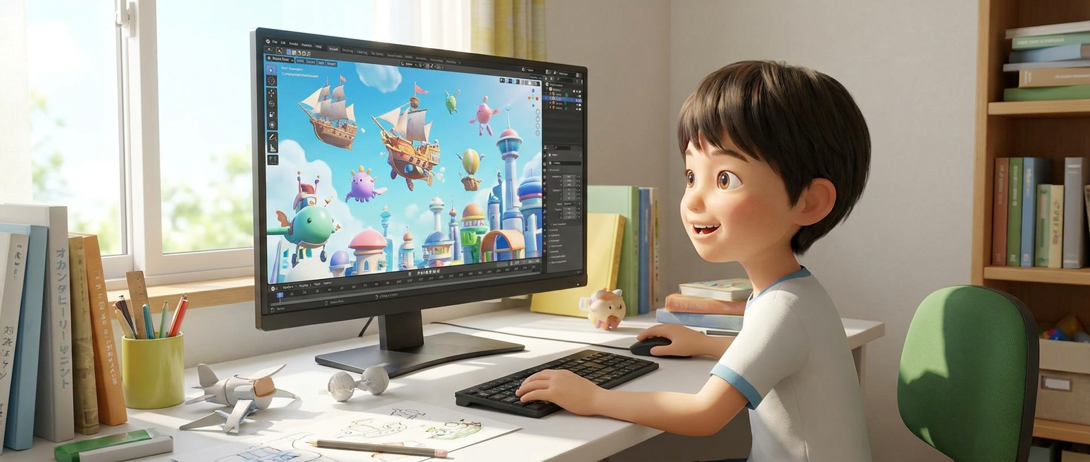 Blenderで「想像の世界」を形にする喜び