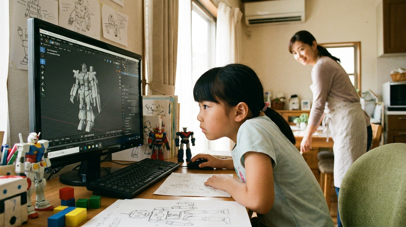 「うちの子、Blenderにハマりすぎて…」という嬉しい悲鳴