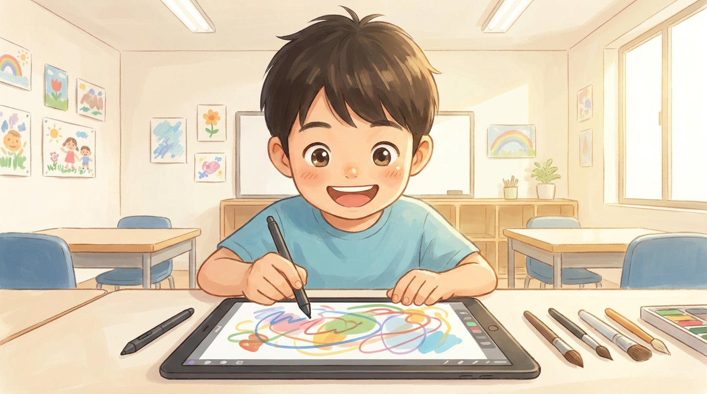 「絵が苦手」から「表現したい！」へ、デジタルイラストの魔法